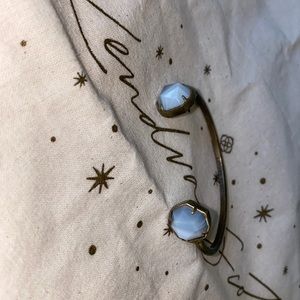 Kendra Scott cuff  grey and gold